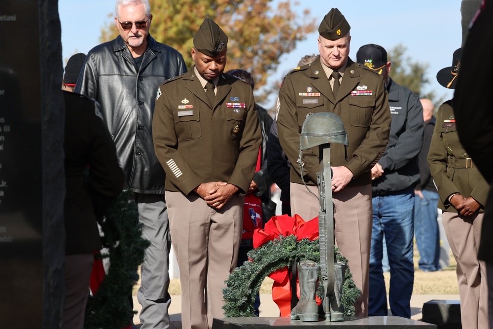 Moment of Silence at Wreath Laying Ceremony