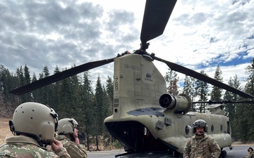 Flying Wild: The California Army National Guard and the Stanislaus National Forest collaborate to deliver critical supplies in wilderness.