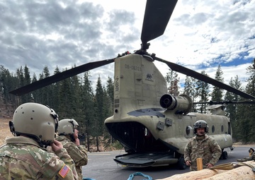 Flying Wild: The California Army National Guard and the Stanislaus National Forest collaborate to deliver critical supplies in wilderness.