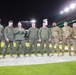 The Pilots and their Crew Receive On-Field Recognition (1 of 3)