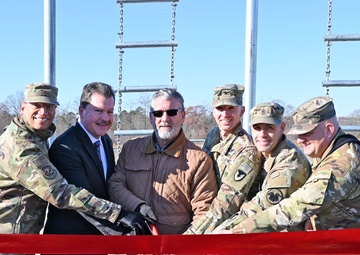 Joint Base McGuire-Dix-Lakehurst. Ribbon cutting ceremony for its new NATO Standard Obstacle Course. 2, December 2024.