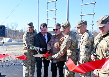 Joint Base McGuire-Dix-Lakehurst. Ribbon cutting ceremony for its new NATO Standard Obstacle Course. 2, December 2024.