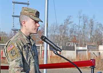 Joint Base McGuire-Dix-Lakehurst. Ribbon cutting ceremony for its new NATO Standard Obstacle Course. 2, December 2024.