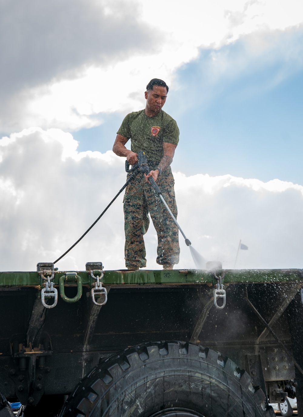 USS New York Agricultural Washdown