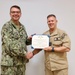 LCDR Davidson Receives Medal