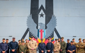 USS New York Hosts Commander of Italian Second Naval Division