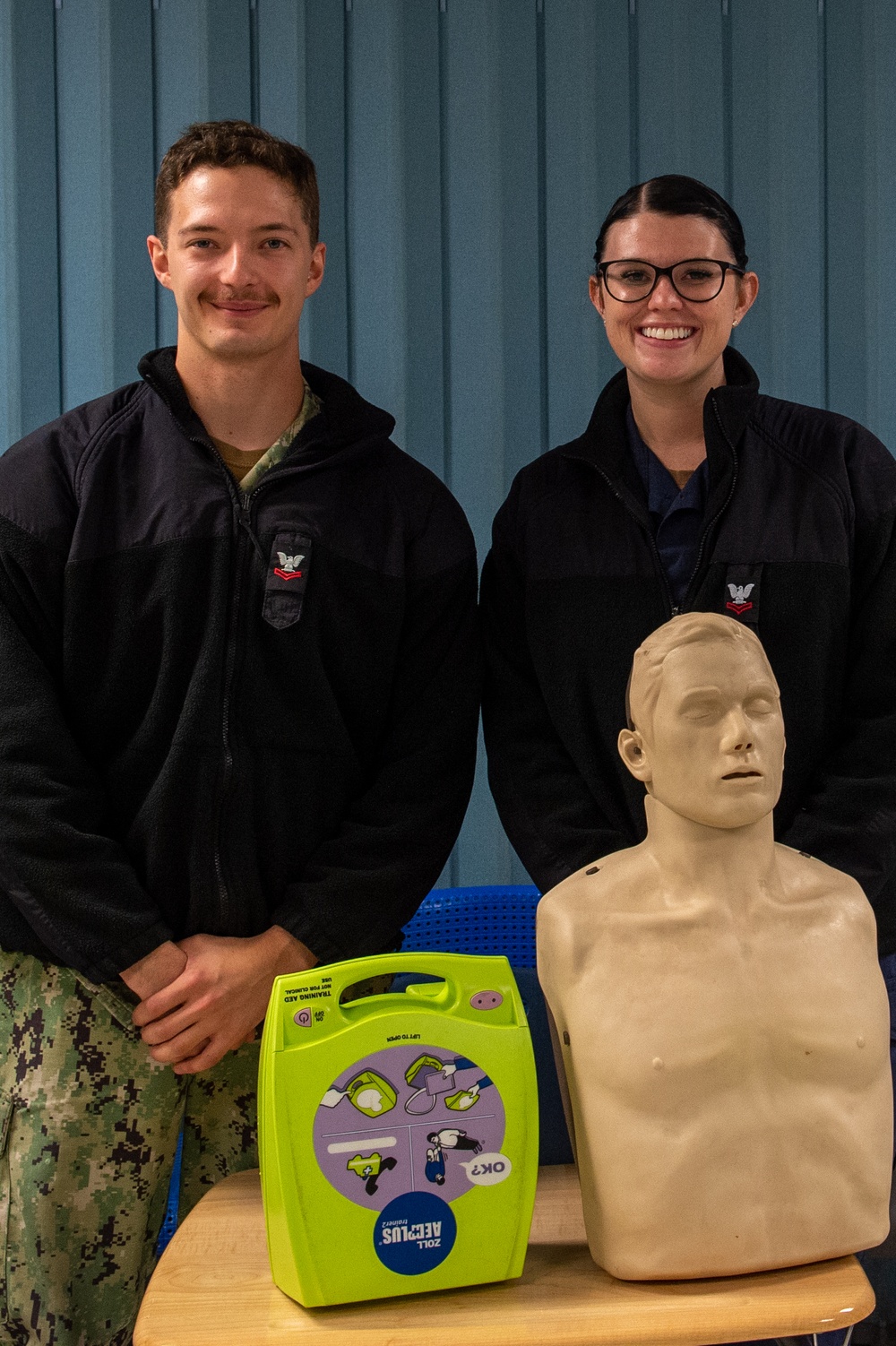 USS John C. Stennis Sailors CPR Training Course