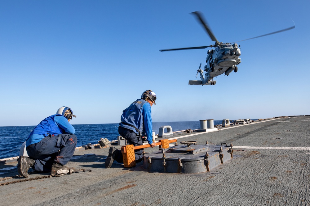 Flight Quarters aboard the USS Cole