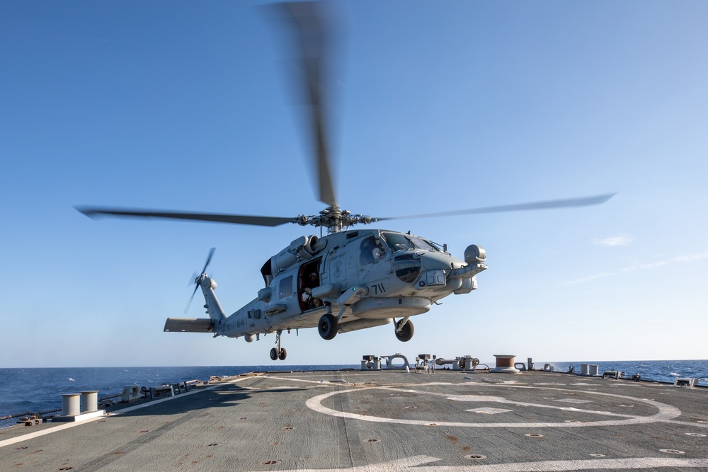 Flight Quarters aboard the USS Cole