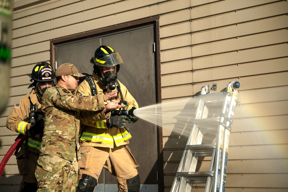 Hurlburt firefighters showcase skills to 1 SOW leadership