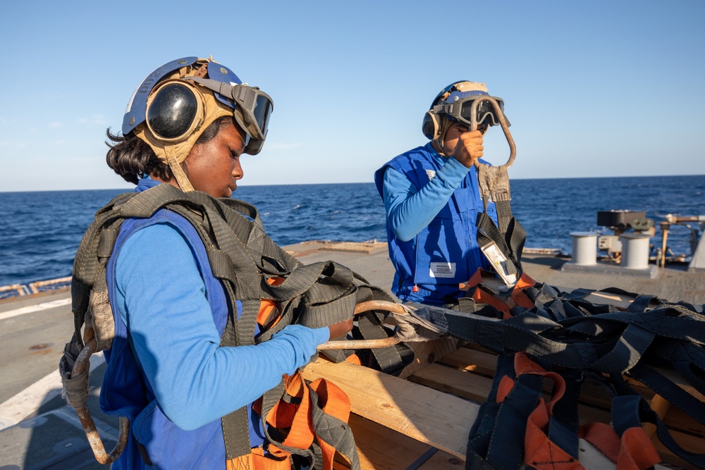 Flight Quarters aboard the USS Cole