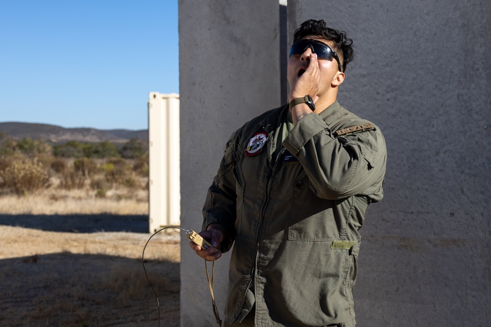 3D MAW and MCAS Miramar EOD conduct an Explosives Disposal Range