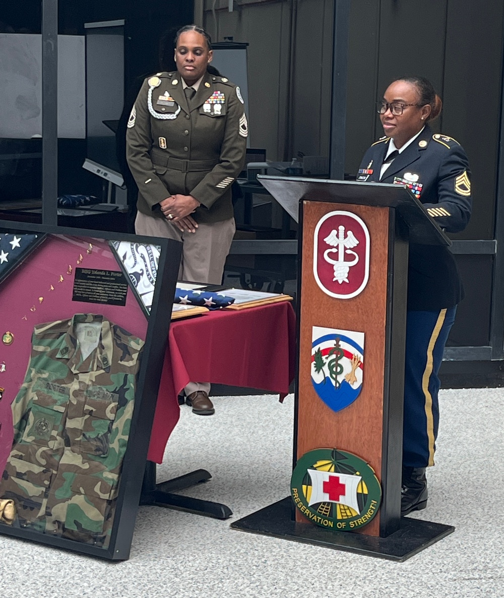 BACH’s Master Sgt. Yolanda Porter Retires