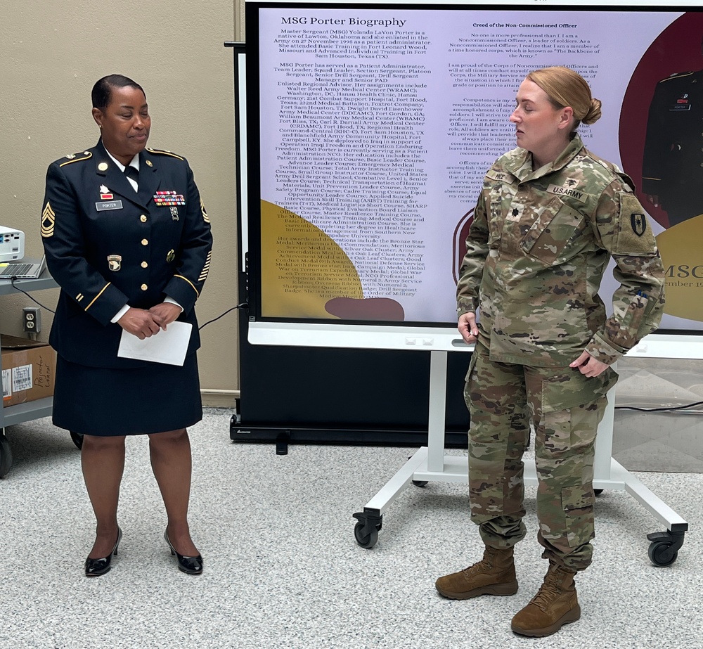BACH’s Master Sgt. Yolanda Porter Retires