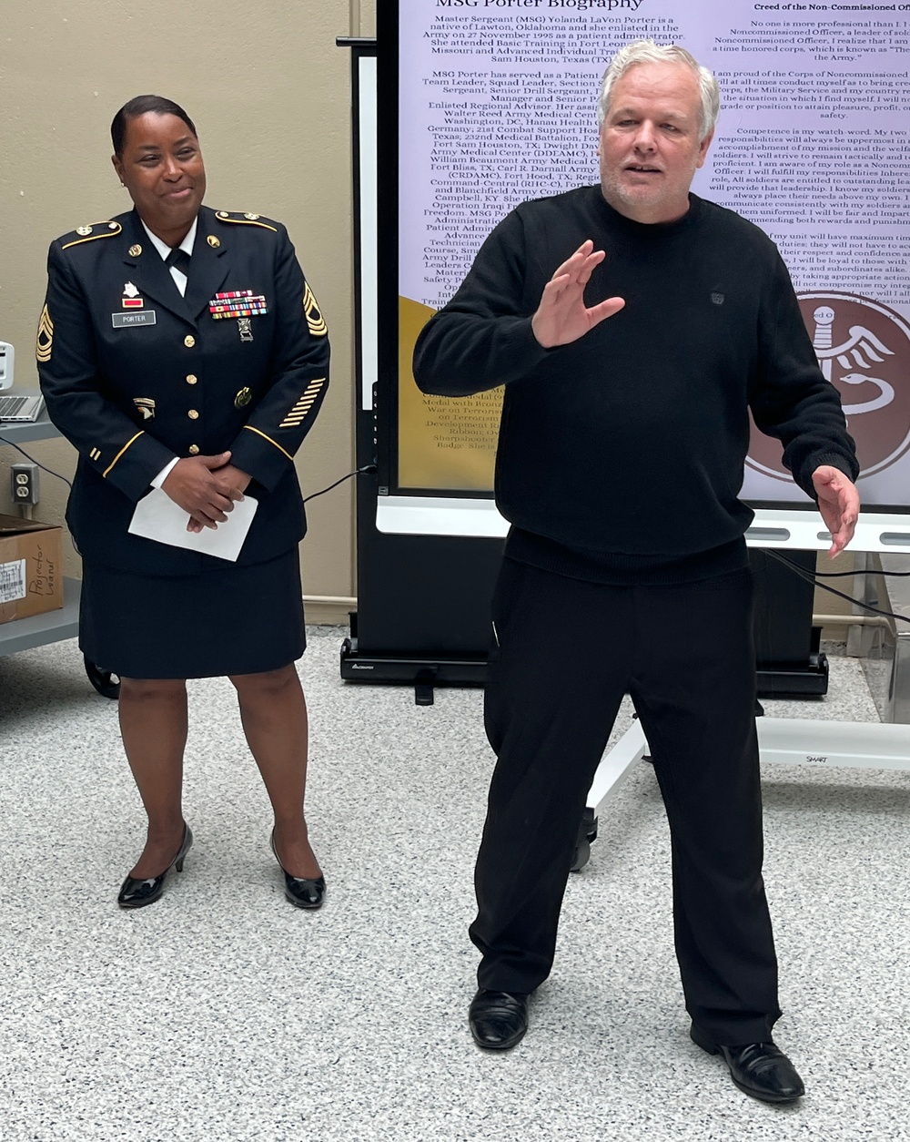 BACH’s Master Sgt. Yolanda Porter Retires