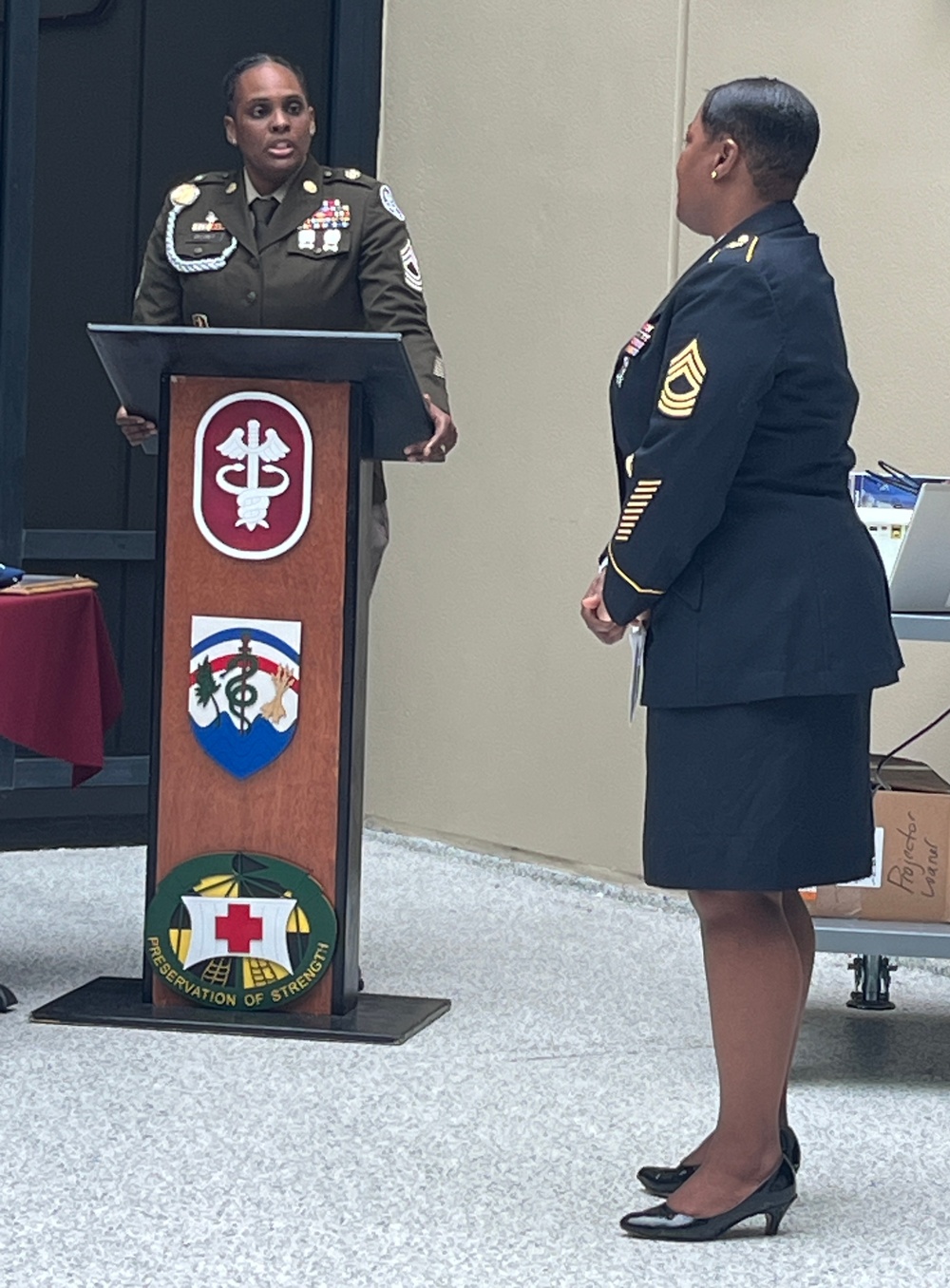 BACH’s Master Sgt. Yolanda Porter Retires
