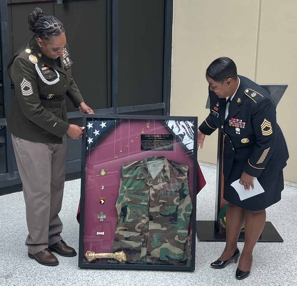 BACH’s Master Sgt. Yolanda Porter Retires