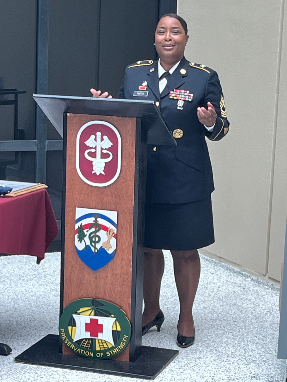 BACH’s Master Sgt. Yolanda Porter Retires