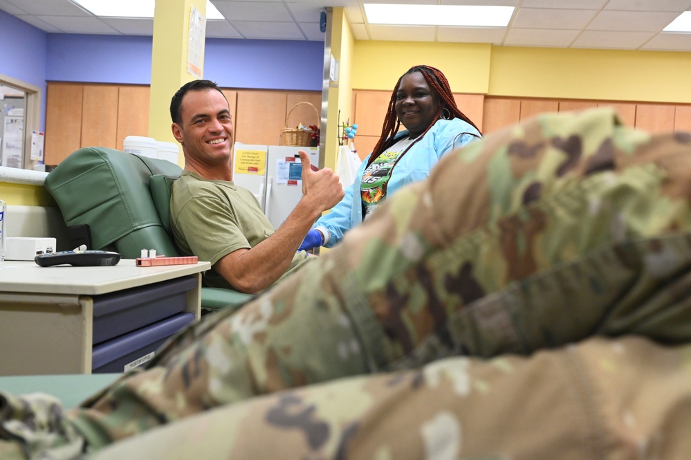 D.C. National Guard participates in blood drive