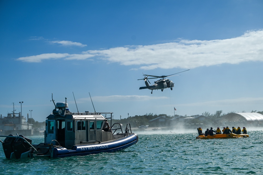 Joint training in Key West sharpens survival skills for 445 AW Airmen