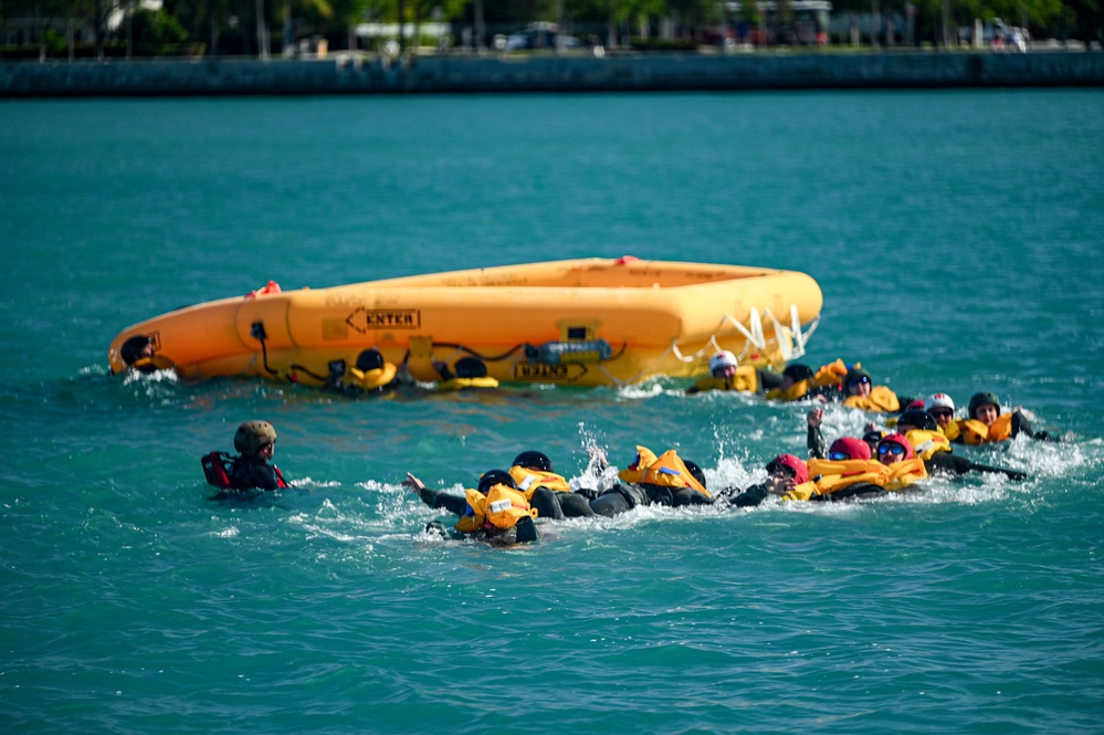 Joint training in Key West sharpens survival skills for 445 AW Airmen