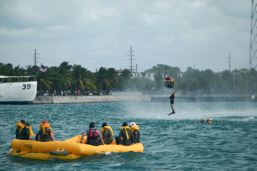 Joint training in Key West sharpens survival skills for 445 AW Airmen