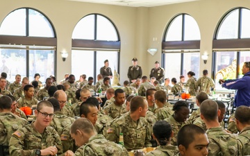 Generations united: Green Family serves Thanksgiving meals to Soldiers at Fort Sill dining facility