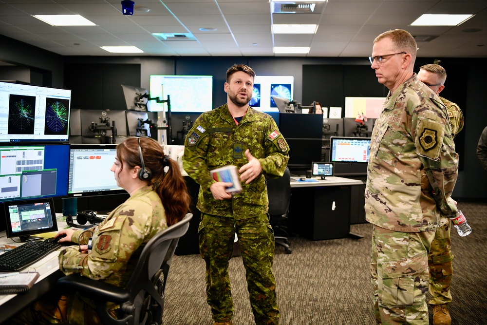 NORAD and USNORTHCOM Commander and Command Senior Enlisted Leader visit WADS