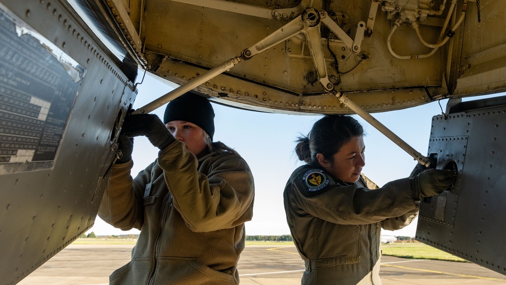 Fueling the night: 100th ARW supports 2nd BW B-52