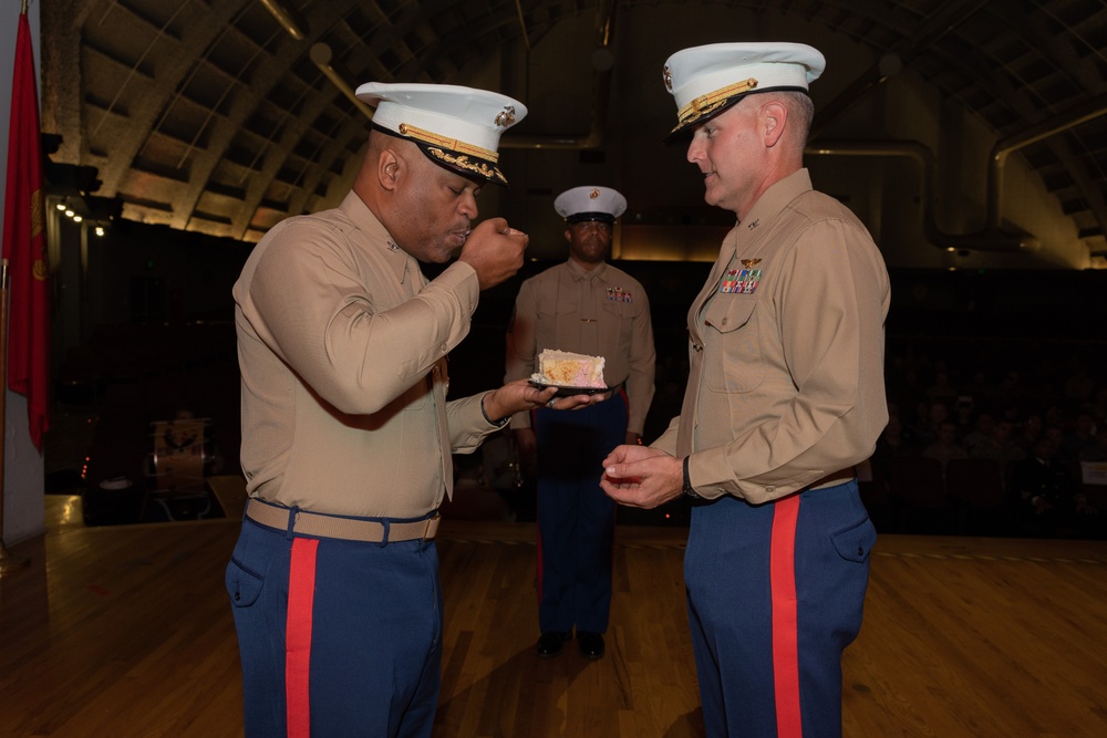 249th Marine Corps Birthday Cake Cutting Ceremony