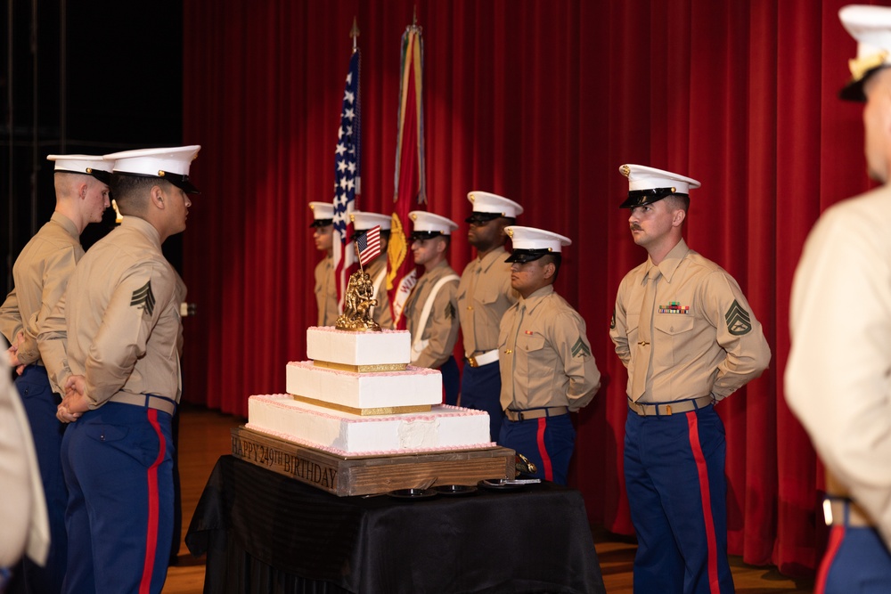 249th Marine Corps Birthday Cake Cutting Ceremony