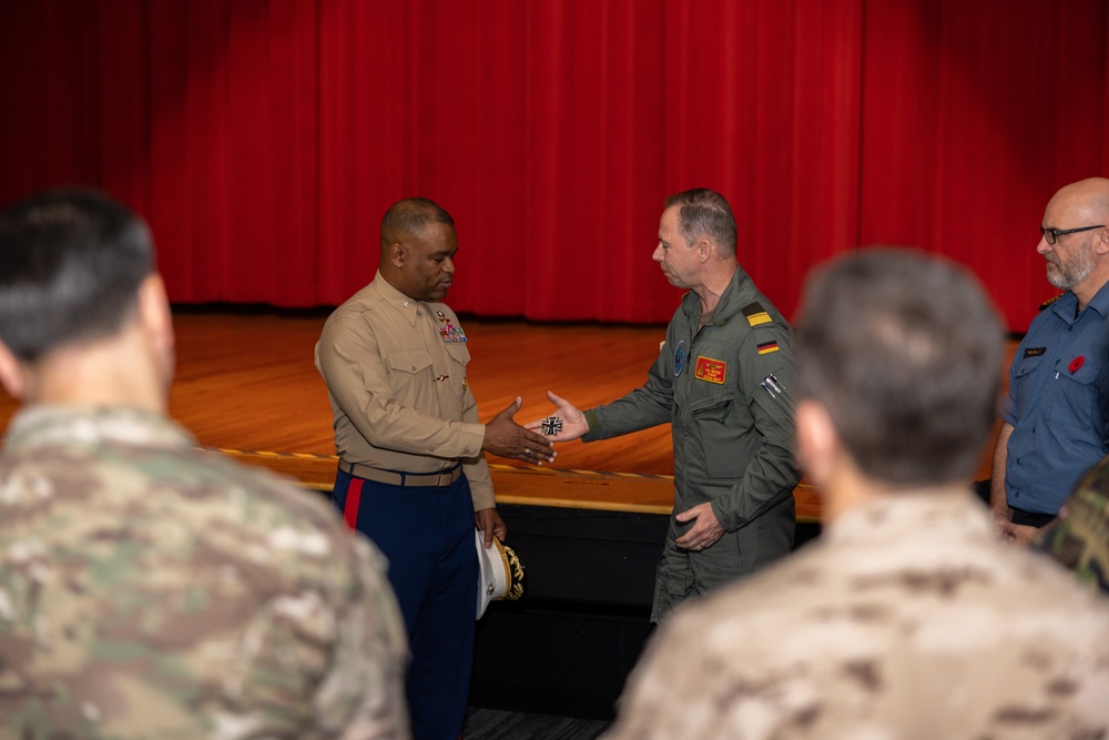 249th Marine Corps Birthday Cake Cutting Ceremony