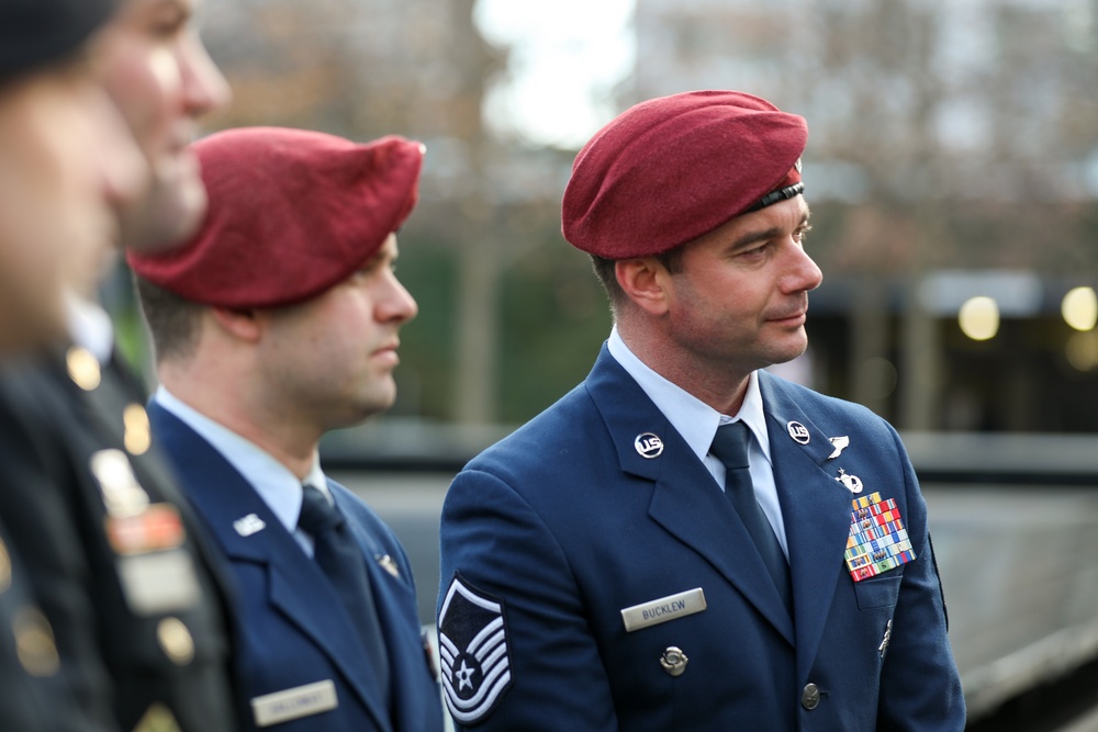 Army Reserve Aviation Command and Air Force Reserve Pararescue Members Attend Screening of Newsweek: Unconventional with Host Naveed Jamali