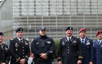 Army Reserve Aviation Command and Air Force Reserve Pararescue Members Attend Screening of Newsweek: Unconventional with Host Naveed Jamali