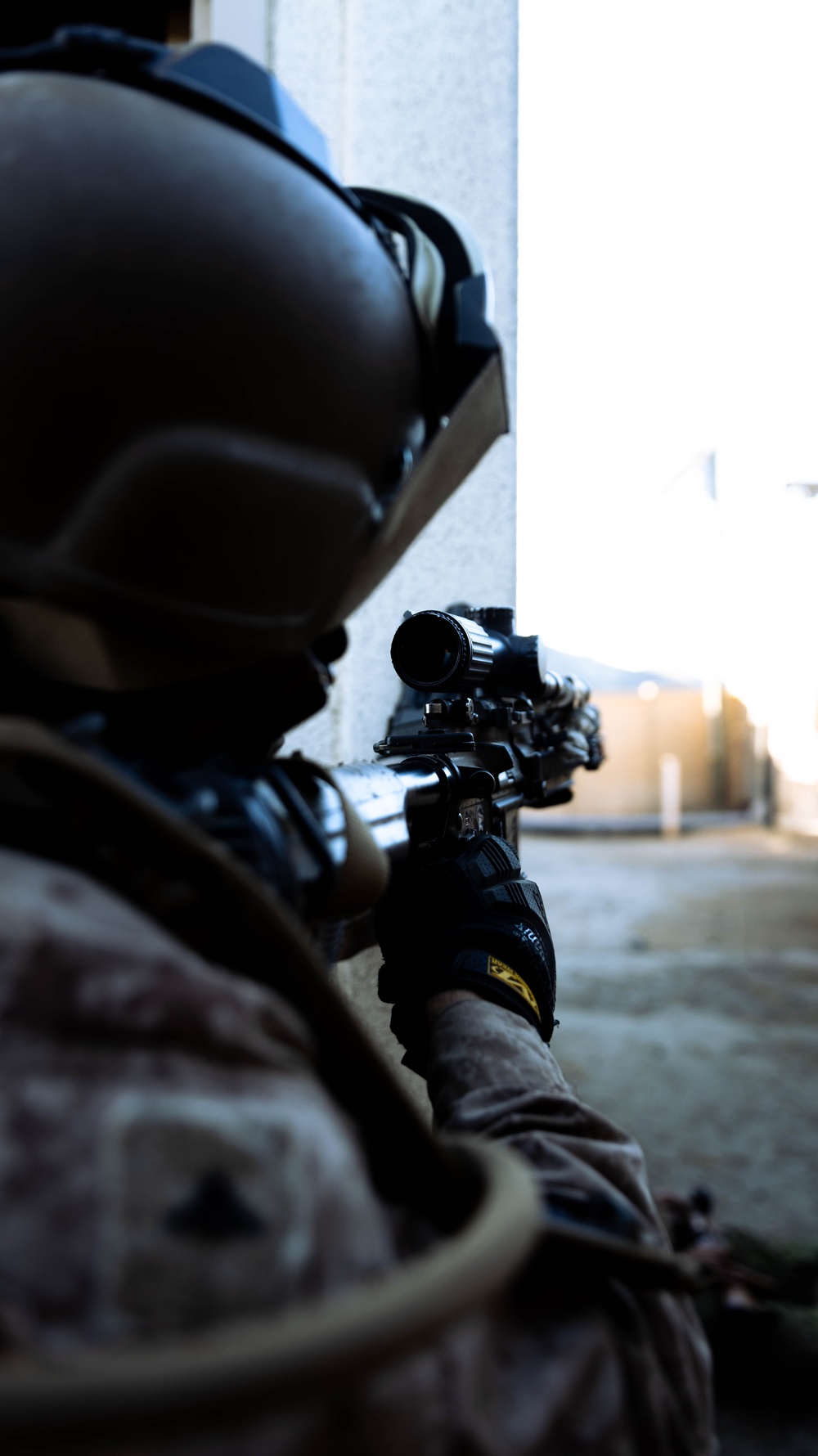 V17 Marines conduct Air Raid Course with EOTG