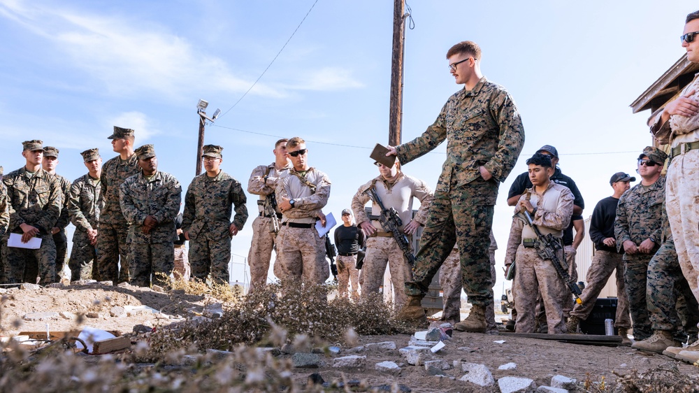 V17 Marines conduct Air Raid Course with EOTG