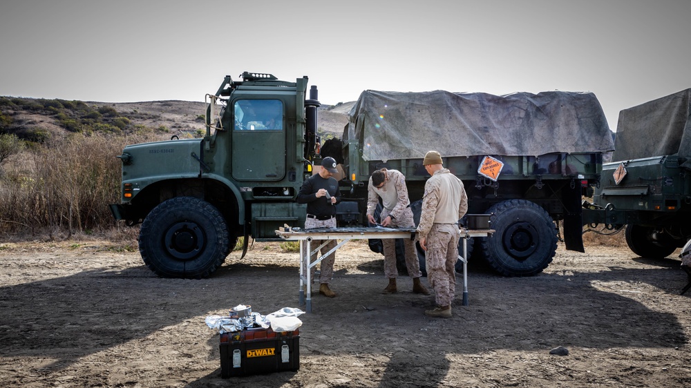 V17 Marines conduct Air Raid Course with EOTG