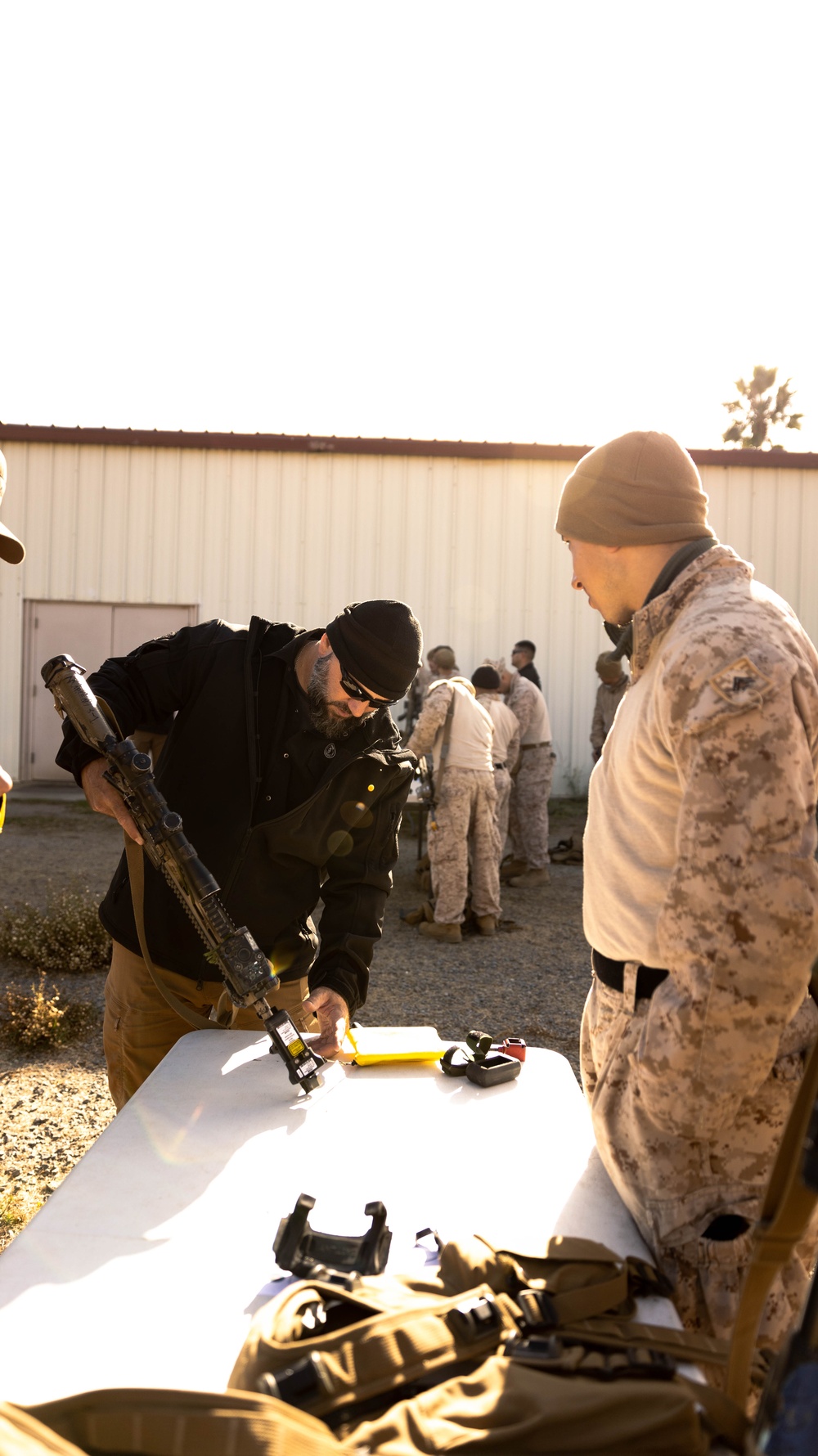 V17 Marines conduct Air Raid Course with EOTG