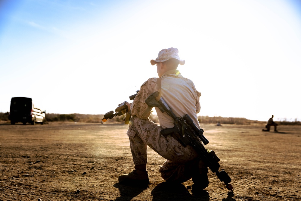 V17 Marines conduct Air Raid Course with EOTG