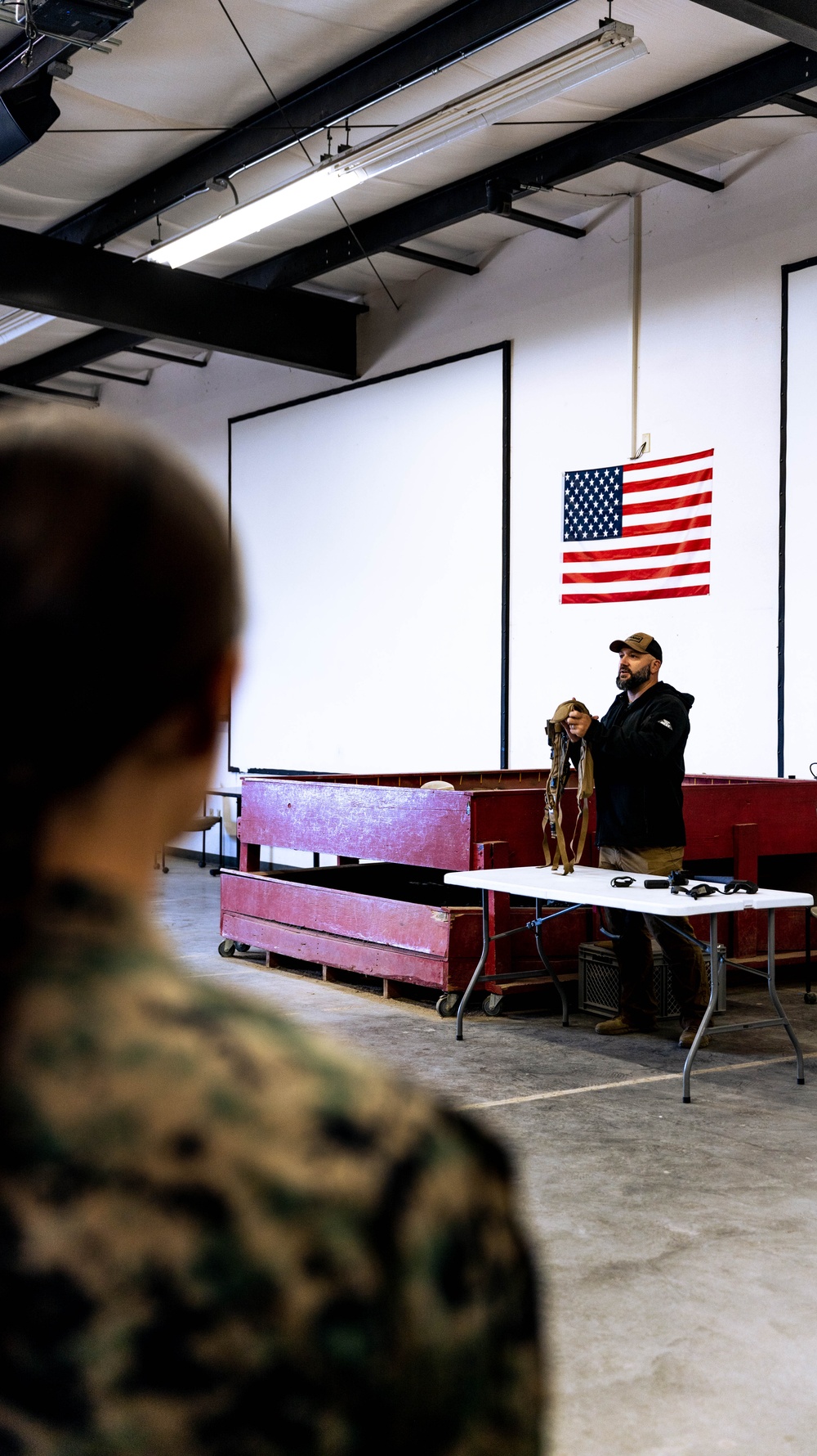 V17 Marines conduct Air Raid Course with EOTG