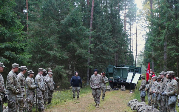 Forward Stationed Soldiers in Bemowo Piskie, Poland, demonstrate Excellence in traditional Spur Ride