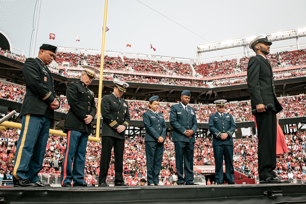 San Francisco 49ers Salute to Service Game