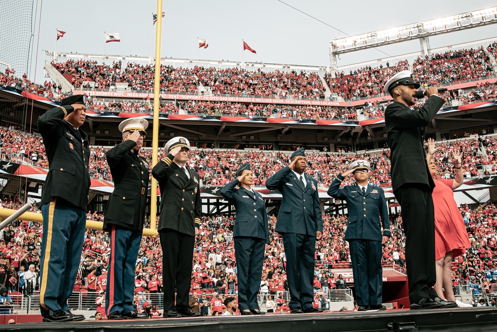 San Francisco 49ers Salute to Service Game