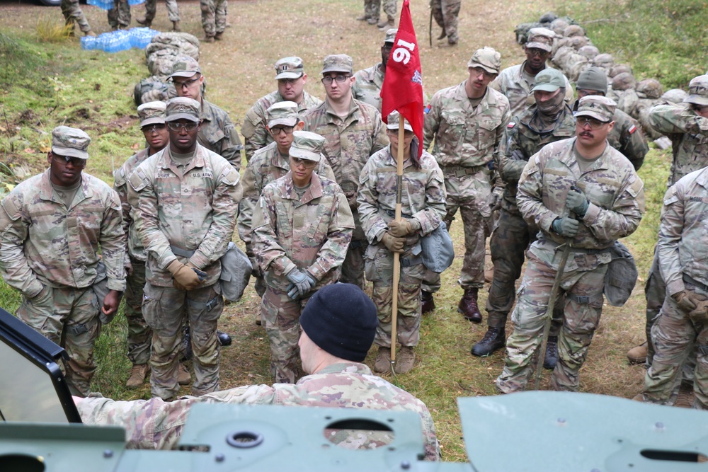 Forward Stationed Soldiers in Bemowo Piskie, Poland, demonstrate Excellence in traditional Spur Ride