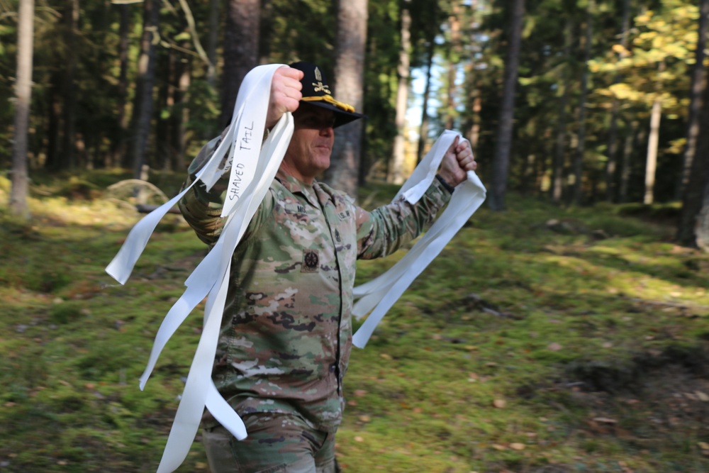 Forward Stationed Soldiers in Bemowo Piskie, Poland, demonstrate Excellence in traditional Spur Ride