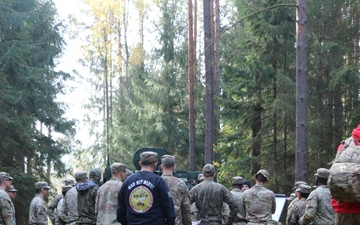 Forward Stationed Soldiers in Bemowo Piskie, Poland, demonstrate Excellence in traditional Spur Ride