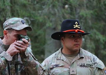 Forward Stationed Soldiers in Bemowo Piskie, Poland, demonstrate Excellence in traditional Spur Ride