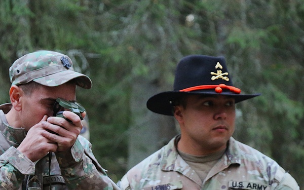 Forward Stationed Soldiers in Bemowo Piskie, Poland, demonstrate Excellence in traditional Spur Ride