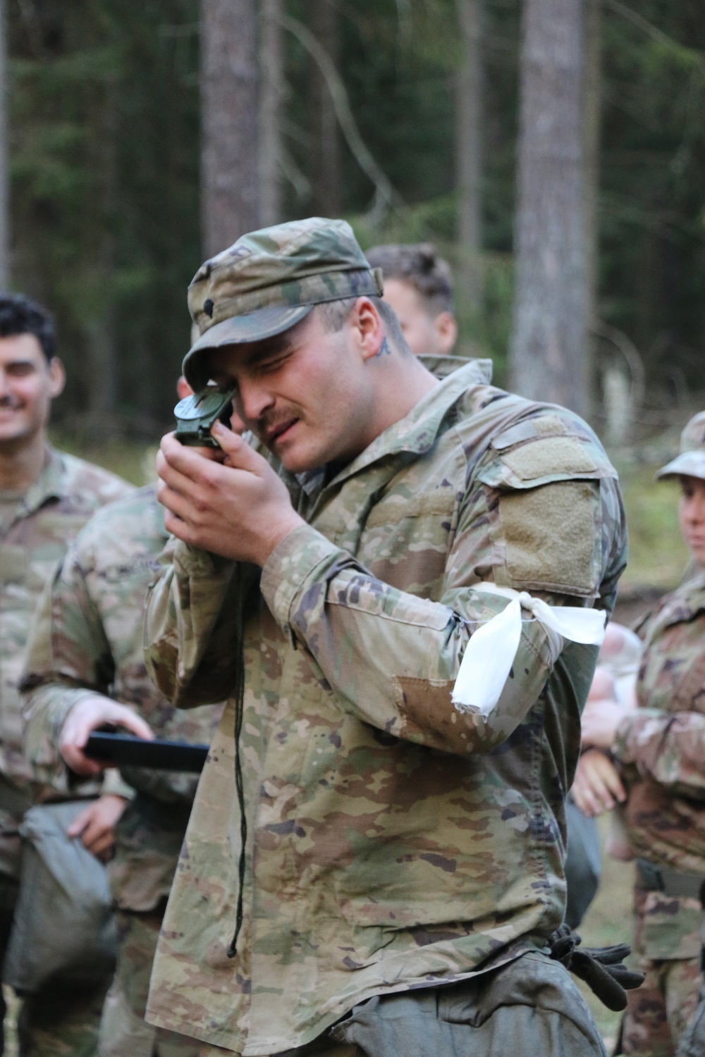 Forward Stationed Soldiers in Bemowo Piskie, Poland, demonstrate Excellence in traditional Spur Ride