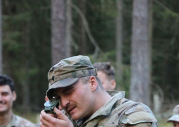Forward Stationed Soldiers in Bemowo Piskie, Poland, demonstrate Excellence in traditional Spur Ride